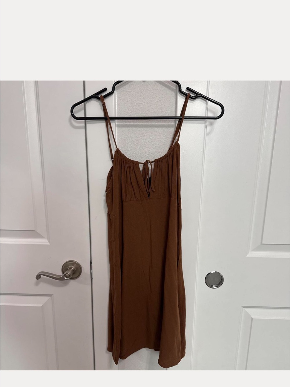 Forever 21 Rust Brown Spaghetti Strap Dress